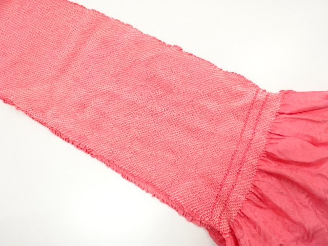 JAPANESE KIMONO / OBIAGE FOR FURISODE / SILK / SHIBORI